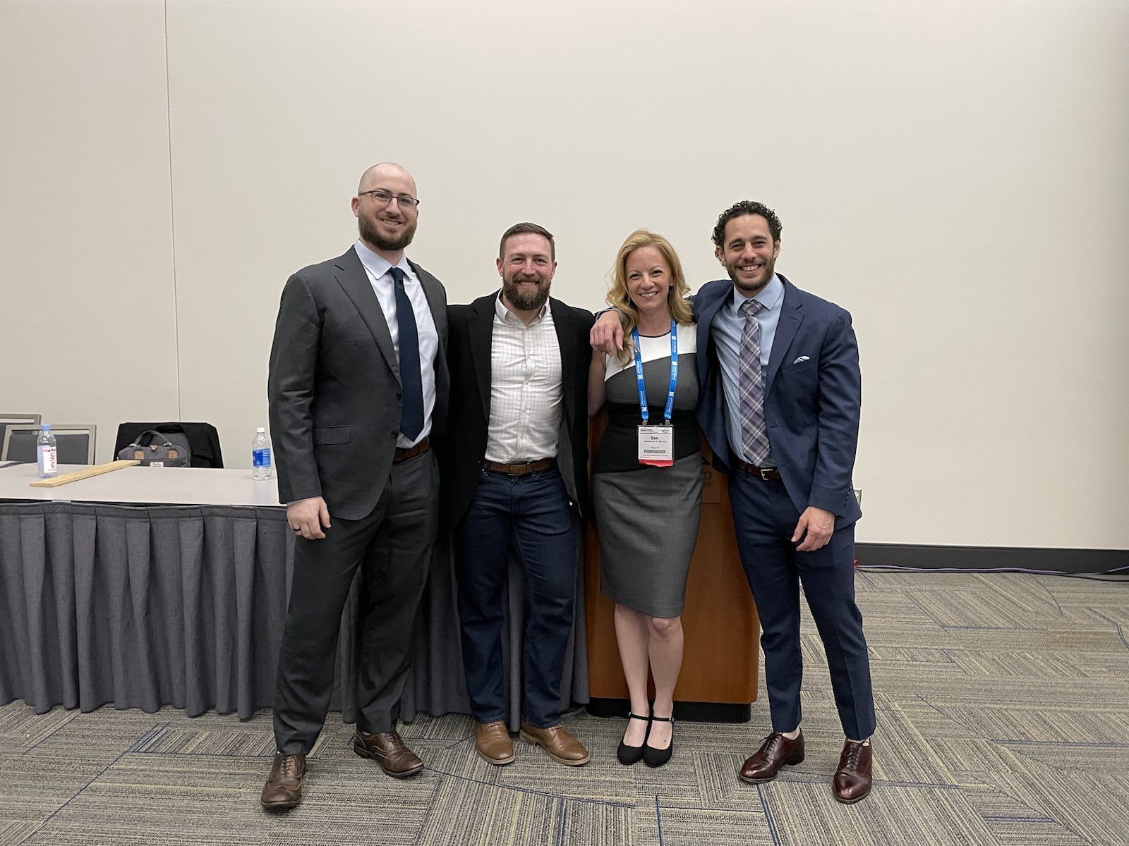 Chris with fellow panelists after a session at APTA CSM